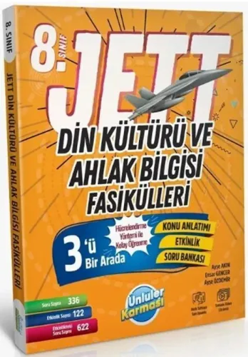 Ünlüler Karması 8. Sınıf Din Kültürü ve Ahlak Bilgisi JETT Soru Fasikülleri