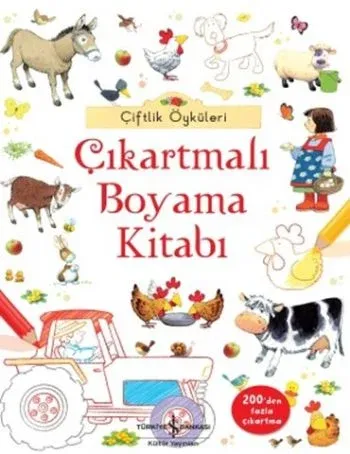Çiftlik Öyküleri - Çıkartmalı Boyama Kitabı