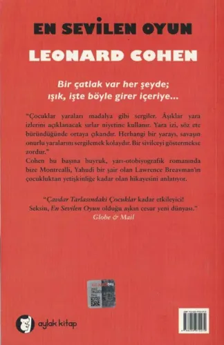 En Sevilen Oyun Leonard Cohen Aylak %60 indirimli