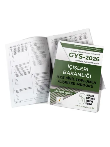Pelikan Yayınları 2026 GYS İçişleri Bakanlığı - İlçe Sivil Toplumla İl Pelikan Yayınları 2026 GYS İçişleri Bakanlığı - İlçe Sivil Toplumla İl