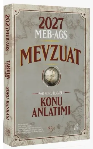CBA Yayınları 2027 MEB-AGS Mevzuat Konu Anlatımı