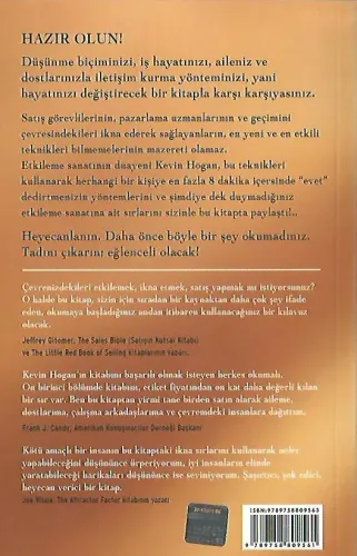 İstediğiniz Kişiye 8 Dakikada Nasıl Evet Dedirtirsiniz? Kevin Hogan Ya
