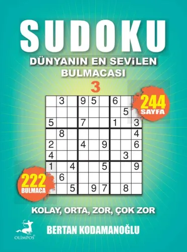 Sudoku Dünyanın En Sevilen Bulmacası 3 - Olimpos Yayınları Kitap Dolu 