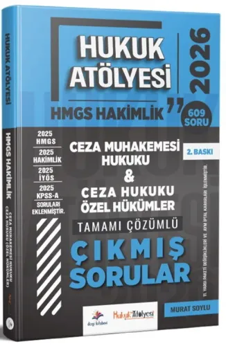 Dizgi Kitap Yayınları 2026 Hukuk Atölyesi Hakimlik HMGS Ceza Muhakemes