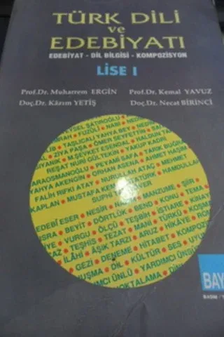 Türk Dili ve Edebiyatı Lise I