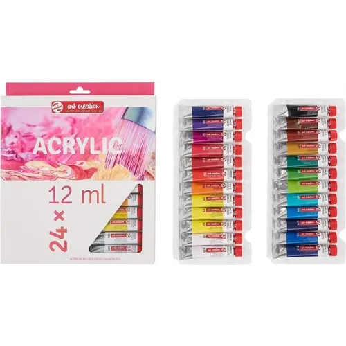 TALENS AKRİLİK BOYA SET 24X12ML.