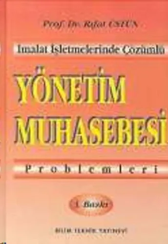 Yönetim Muhasebesi Problemleri