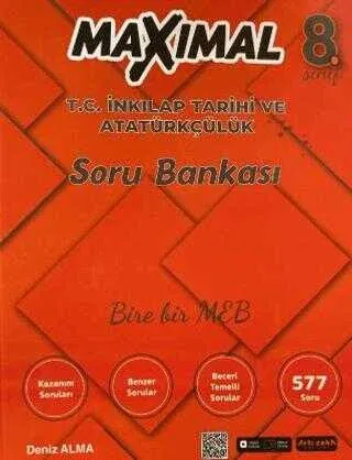 ARTI ZEKA 8. SINIF İNKILAP TARİHİ MAXİMAL BİRE BİR MEB SORU BANKASI   (YENİ)