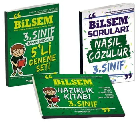 Zeki Çocuk 3. Sınıf Bilsem Hazırlık Seti