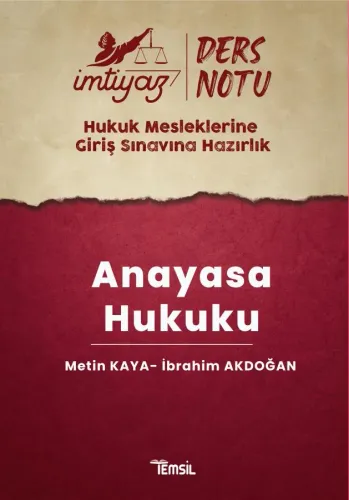 HMGS Anayasa Hukuku Ders Notları