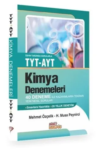 ÖSYM Tarzı Sorularla TYT- AYT Kimya Denemeleri