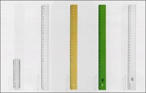 HATAS NEON OPAK ÖĞRENCİ CETVEL     30cm