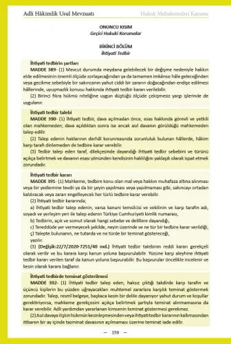 İdari Hakimlik Usul Mevzuatı