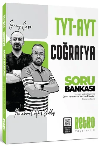 Retro Yayıncılık TYT AYT Coğrafya Soru Bankası Çözümlü