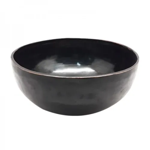 El Yapımı Siyah Tibet Kasesi 31 Cm