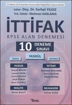 İttifak KPSS Alan Denemesi Tamamı Çözümlü 10 Fasikül Deneme