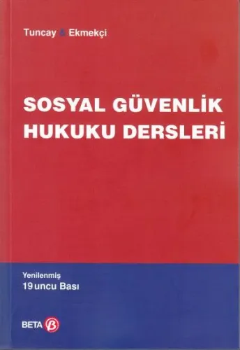 Sosyal Güvenlik Hukuku Dersleri