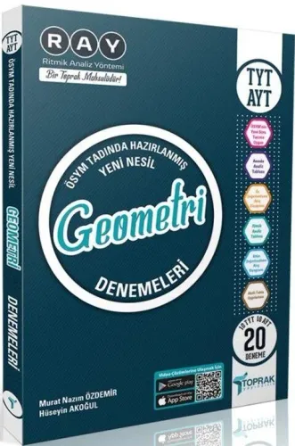 Toprak Yayıncılık TYT AYT Geometri 20 li Deneme Kitabı