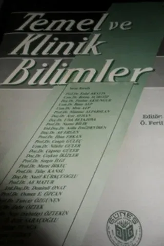 Temel ve Klinik Bilimler Ö. Ferit Saraçoğlu