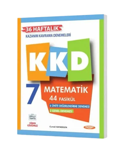 Kurmay Yayınları 7 Matematik Haftalık Kazanım Kavrama Denemeleri