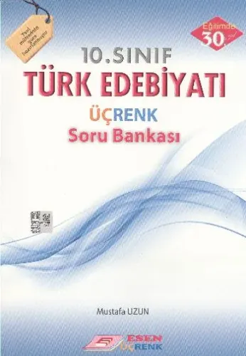 Esen 10. Sınıf Türk Edebiyatı Üçrenk Soru Bankası