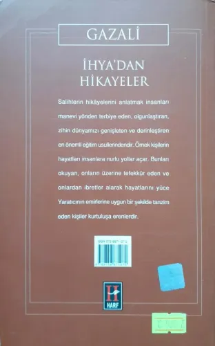 İhya'dan Hikayeler İmam-I Gazali Harf
