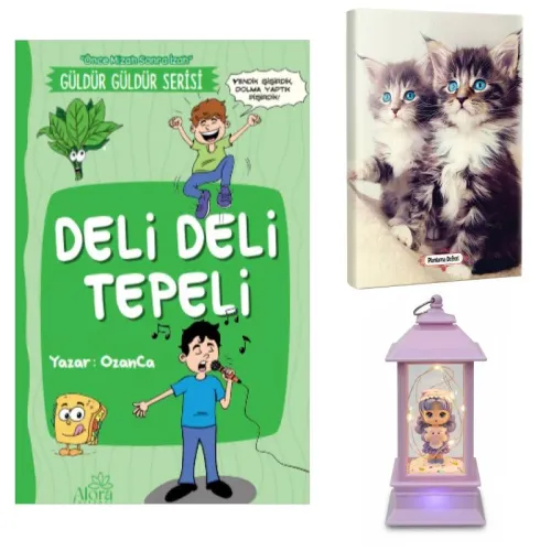 Deli Deli Tepeli - Maviş Kediler Planlama Defteri ve Oyuncak Domuzcukl
