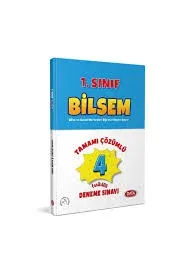 DATA BİLSEM 1. SINIF TAMAMI ÇÖZÜMLÜ 4 DENEME SINAVI YENİ TARZ