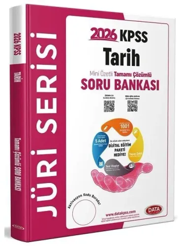 Data Yayınları 2026 KPSS Jüri Serisi Tarih Mini Özetli Tamamı Çözümlü 