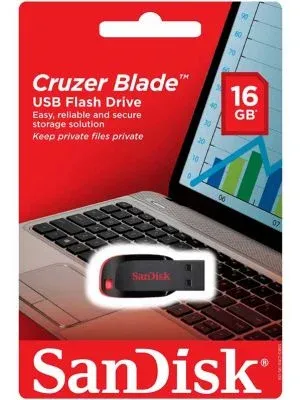 SanDisk 16 GB Cruzer Blade USB Bellek SDCZ50-016G-B35