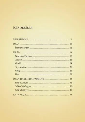 İman ve İslam Risalesi