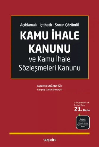 Kamu İhale Kanunu ve Kamu İhale Sözleşmeleri Kanunu