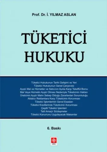 Tüketici Hukuku İ. Yılmaz Aslan