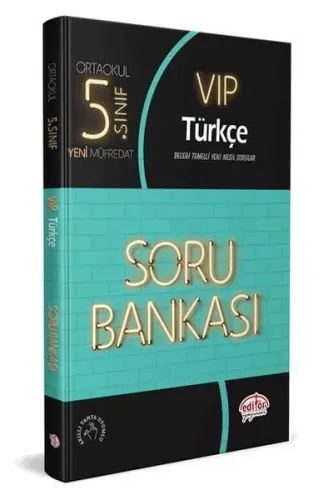 Editör 5. Sınıf VIP Türkçe Soru Bankası (Yeni)
