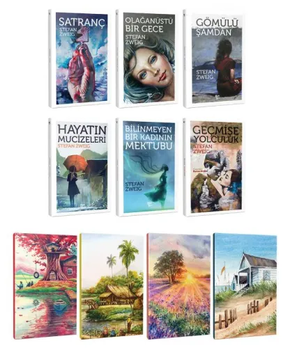 Stefan Zweig 6 Kitap Bir Arada ve 4 Defter -3