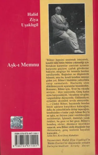 Aşk-ı Memnu Halid Ziya Uşaklıgil Özgür Yayınları %75 indirimli