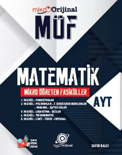 Orijinal Yayınları Mikro AYT Matematik MÖF Mikro Öğreten Fasiküller