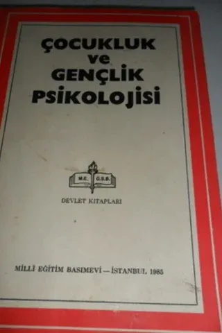 Çocukluk ve Gençlik Psikolojisi