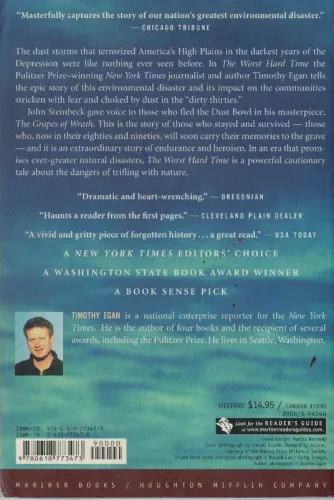 The Worst Hard Time (Cep Boy) Timothy Egan Mariner Books %54 indirimli