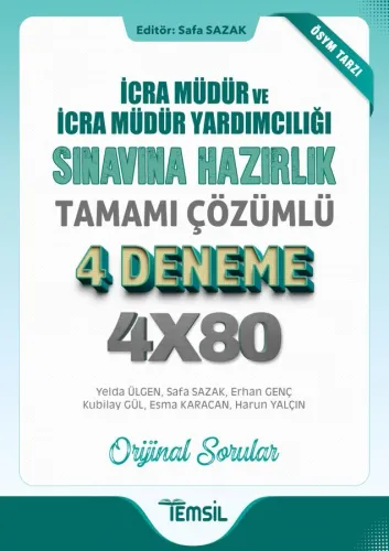 İcra Müdürlüğü ve İcra Müdür Yardımcılığı Sınavına Hazırlık Tamamı Çöz