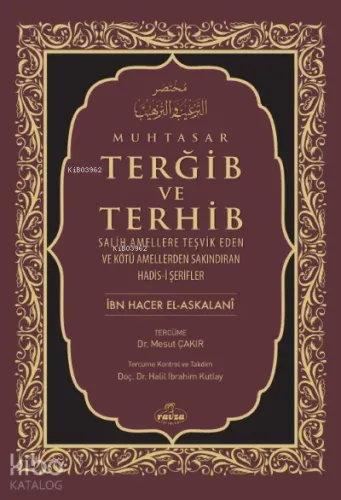 Muhtasar Terğib Ve Terhib ;(Ciltli- İthal)