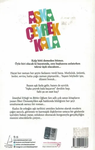 Aşka Çeyrek Kala İlker Özmestiçi Destek Yayınevi %50 indirimli