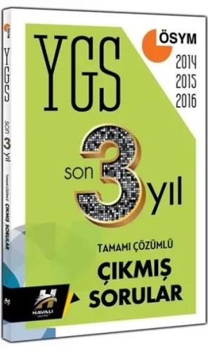 Havalı YGS Son 3 Yıl Tamamı Çözümlü Çıkmış Sorular