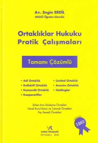 Ortaklıklar Hukuku Pratik Çalışmaları