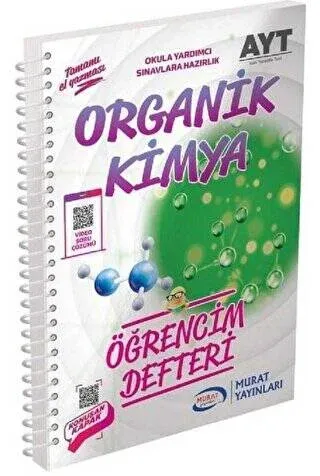 ÖĞRENCİM AYT ORGANİK KİMYA ÖĞRENCİM DEFTERİ