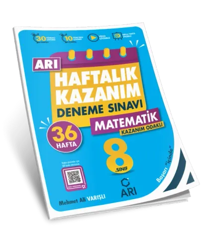 Arı - 8 Sınıf Haftalık Kaz. Matematik Deneme Sınavı