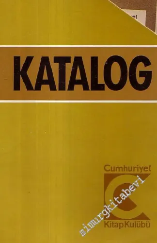 Cumhuriyet Kitap Kulübü Aylık Kitap Kataloğu 1984 -        1984