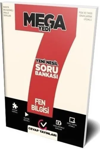 Cevap Yayınları 7. Sınıf MEGA Fen Bilimleri Soru Bankası