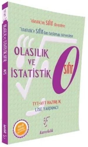Karekök Yayınları TYT AYT Olasılık ve İstatistik Sıfır Konu Anlatımlı Karekök