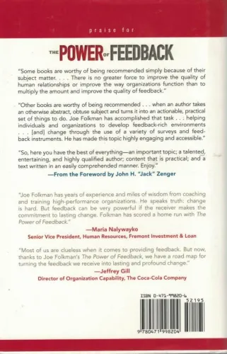 The Power of Feedback Joseph R. Folkman Wiley %60 indirimli